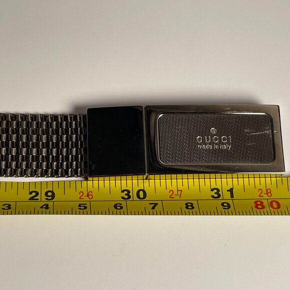 Vintage Gucci Belt Silver Chainmail main image 5